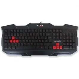 Approx APPWRATH Teclado Gaming con 8 Teclas Rojas USB